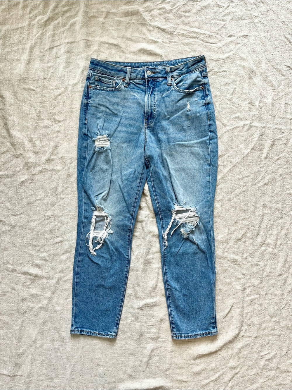 Old Navy O.G. Straight Distressed Jeans